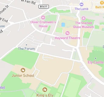 map for Ely Pupil Referral Unit