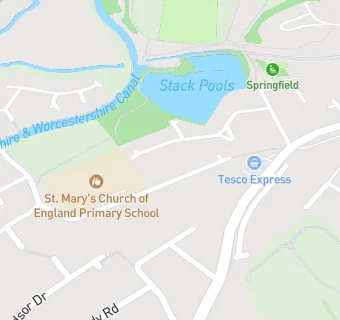 map for St Mary's CoE Primary School