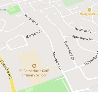 map for St Catherine's CofE (VC) Primary School