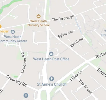 map for Knights West Heath Pharmacy