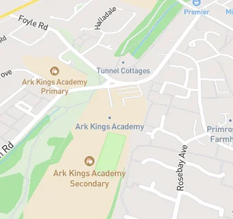 map for Kings Norton High School