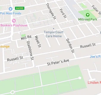 map for Russell Street Off Licence