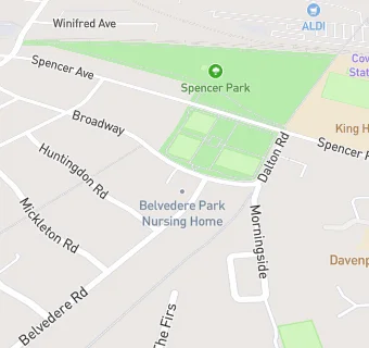 map for Belvedere Park Nursing Home