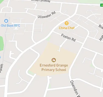 map for Ernesford Grange Primary School