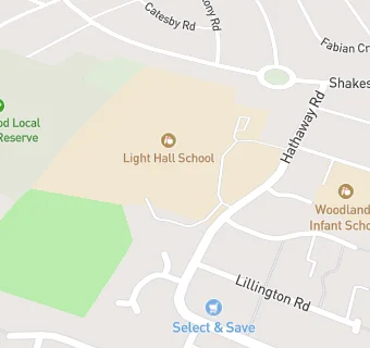 map for Light Hall School Specialist Mathematics and Computing College