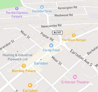 map for Greggs