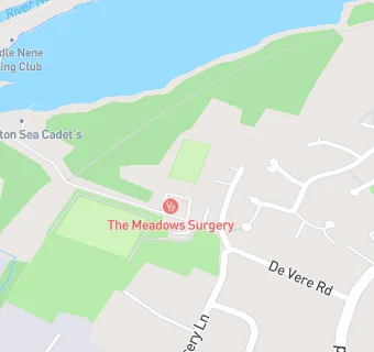 map for The Nene Valley Surgery