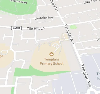 map for Templars Primary School