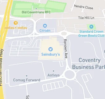 map for Sainsburys Petrol Station