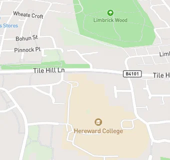 map for Hereward College