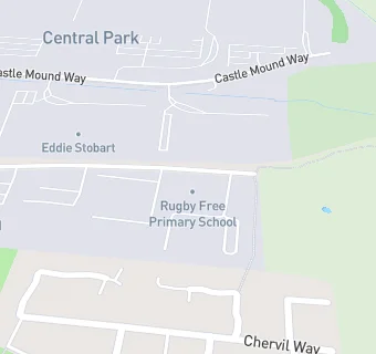 map for Rugby Free Primary School