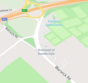 map for Knowle Gate Care Home