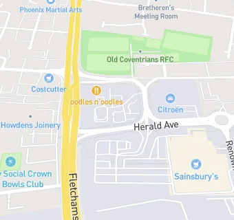 map for Greggs