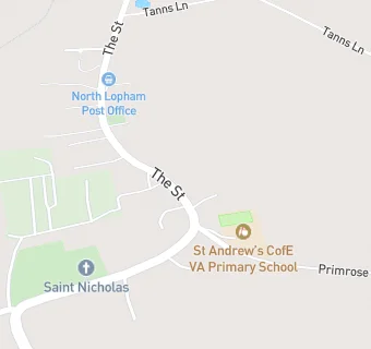 map for NORSE at St Andrews Primary School