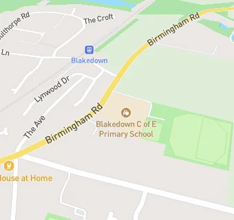 map for Blakedown CofE Primary School