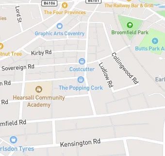 map for Popping Cork Off Licence