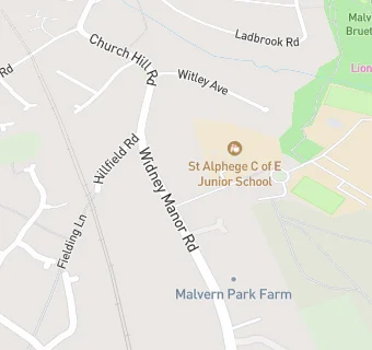 map for St. Alphege Junior School