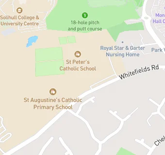 map for St. Augustines Catholic Primary School