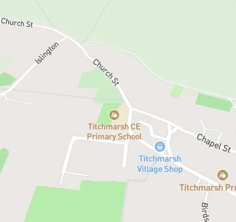 map for Titchmarsh Church of England Primary School