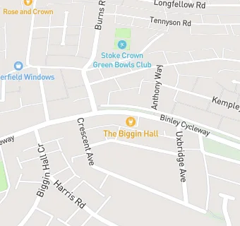 map for Biggin Hall