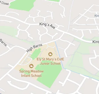 map for Ely St Mary's CofE Junior School