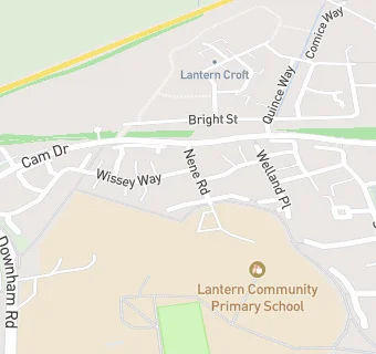 map for Elior At The Lantern Community Primary School