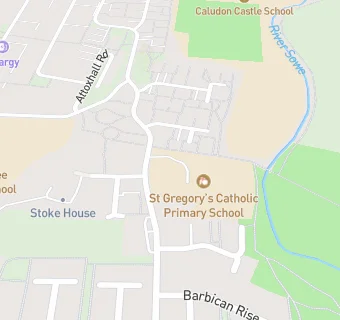 map for St Gregory's Catholic Primary School