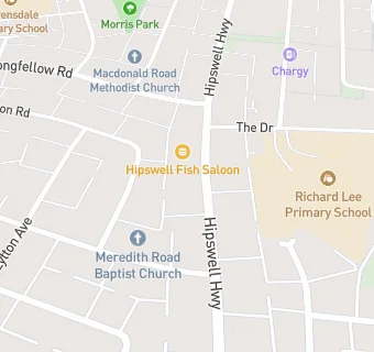 map for Hipswell Pharmacy