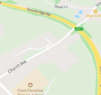 map for Clent Connect Hub At Clent Parish Hall