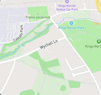 map for Wychall Lane Surgery