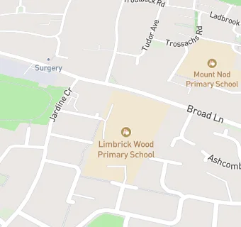 map for Limbrick Wood Primary School