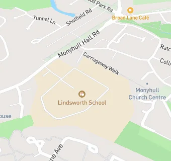 map for Lindsworth School