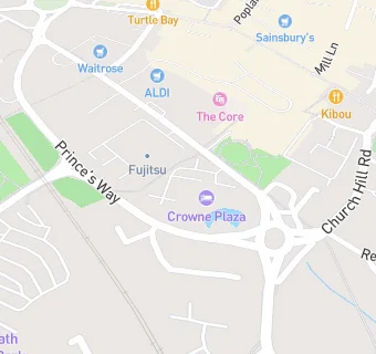 map for Crowne Plaza