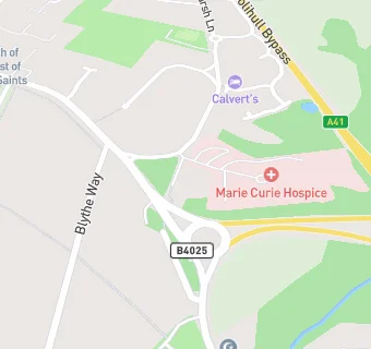 map for Marie Curie Hospice