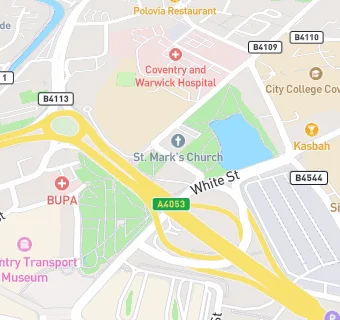 map for St Marks Annexe