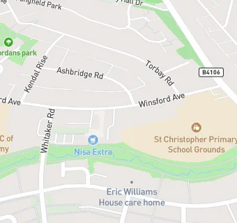 map for St Christophers Primary School