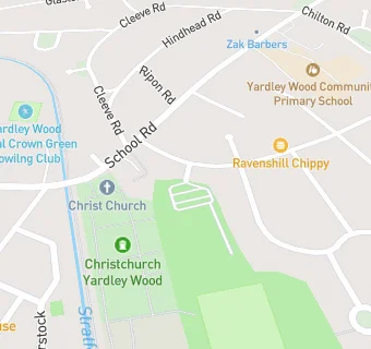 map for Christ Church Secondary Academy