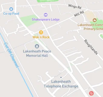 map for The Lakenheath Hotel