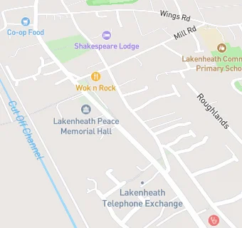 map for Lakenheath NEW Social & Luncheon Club