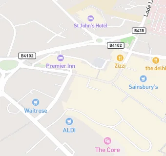 map for John Lewis -The Place To Eat