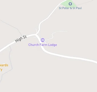 map for Church Farm Lodge