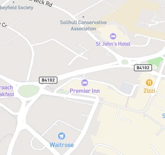 map for Premier Inn