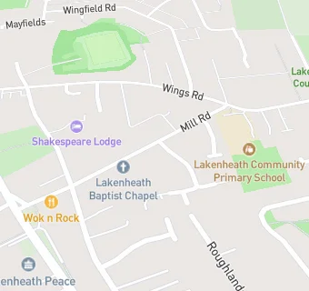 map for eats at Lakenheath Primary School