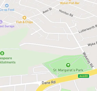 map for Balliol Road Surgery