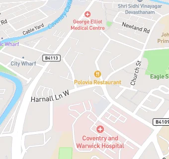 map for Harnall Lane Fish & Chips