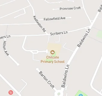 map for Chilcote Primary School