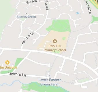 map for Park Hill Primary School