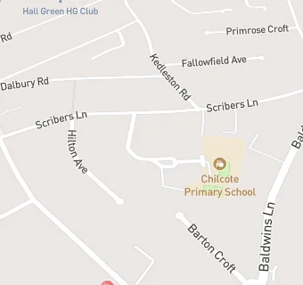 map for Chilcote Junior School