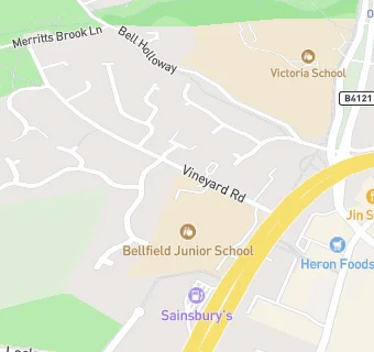 map for Bellfield Junior And Infant School