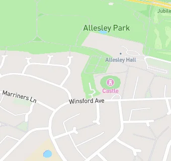 map for Allesley Park Community Centre